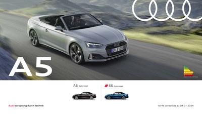 Audi A5 Cabriolet Tarifs