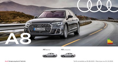 Audi A8 Tarifs