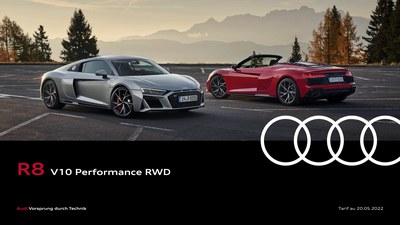 Audi R8 Tarifs