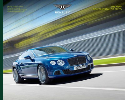 Bentley Continental GT Speed Phase 2 2010 - 2015