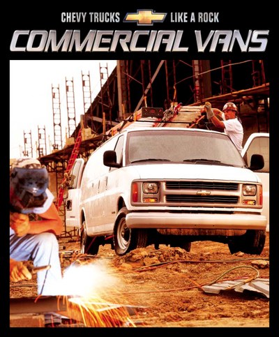 Chevrolet Gamme de véhicules Chevrolet vans