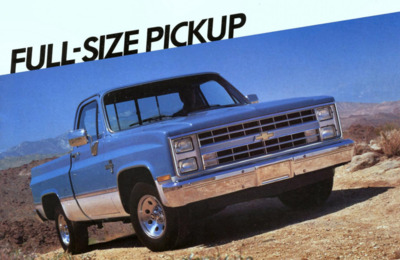 BRCHEVROLETGAMMEPICKUPUS198601