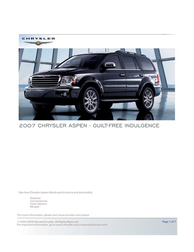 Chrysler Aspen 2007 - 2011