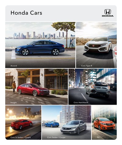 Honda Gamme de véhicules Honda cars