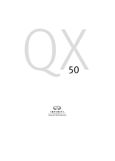 Infiniti QX50 Fiche technique