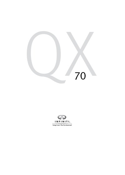 Infiniti QX70 Fiche technique