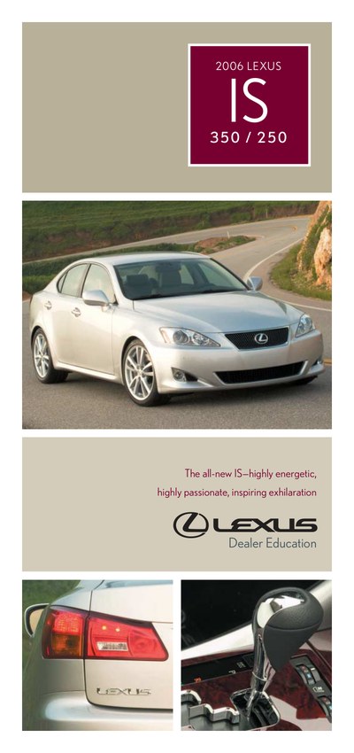 Lexus IS XE20 - 2 Phase 1 2005 - 2010