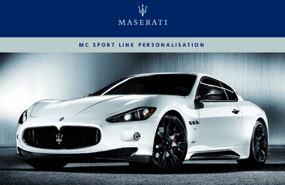 Maserati GranTurismo MC Sport Line Personalisation