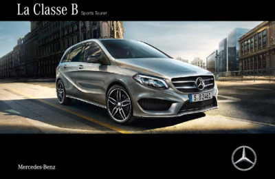 Notice d'utilisation - Mercedes-Benz Classe B: Palettes de