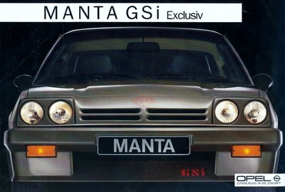 Opel Manta GSi Exclusiv
