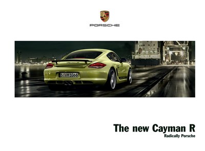 Porsche Cayman R 987 MK2 2009 - 2013