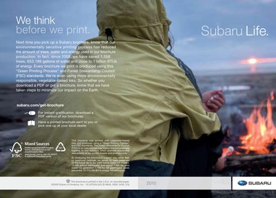 Subaru Gamme de véhicules Subaru
