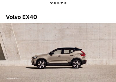 Volvo EC40 Tarifs